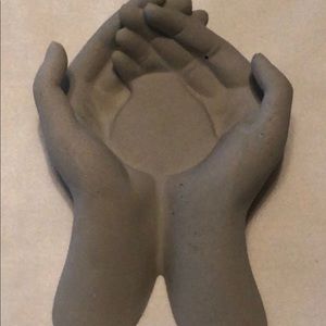 Concrete tea light holder- handmade